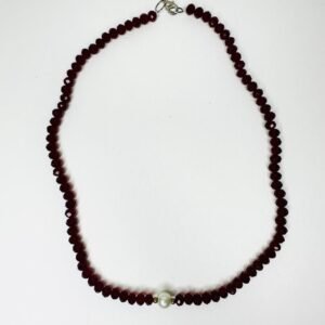 Crystal red necklace