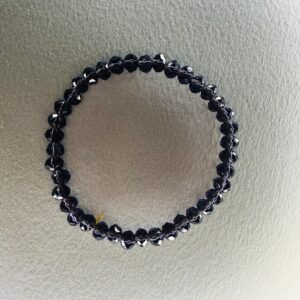 purple crystal braclet